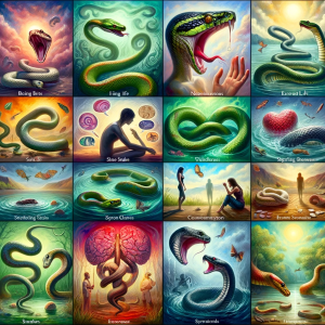 symbolik av ormar i drömmar