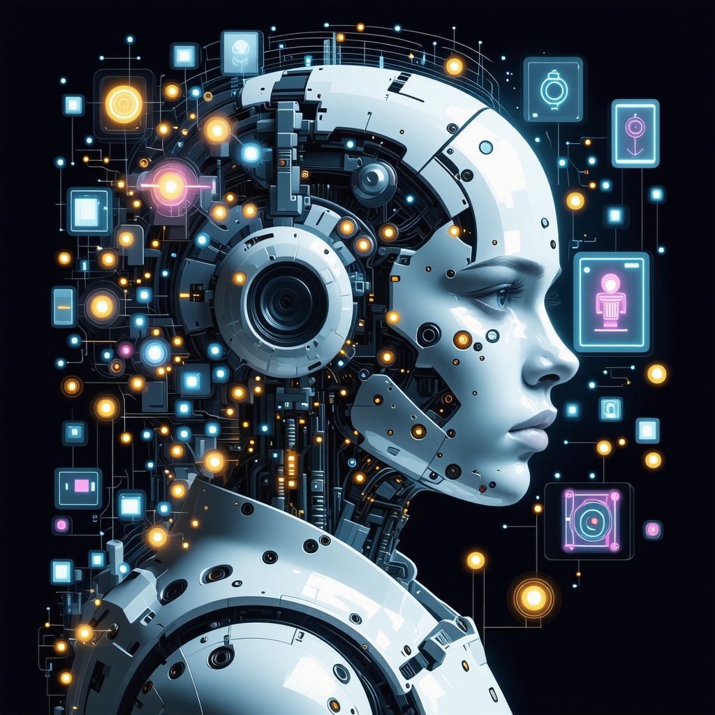 Illustration of AI adapting problem-solving guides to user personalities with gamification