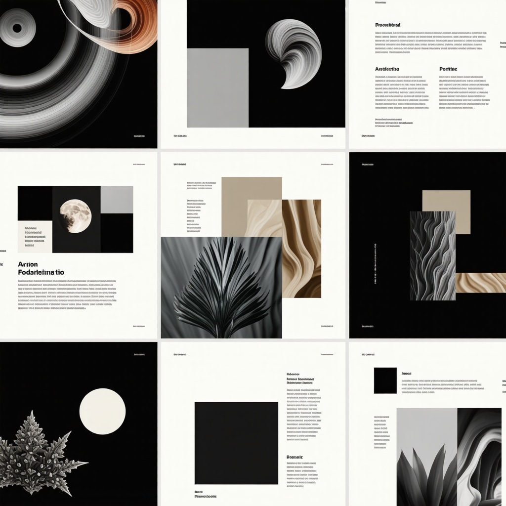 Futuristic web portfolio interface showcasing innovative design and interactivity