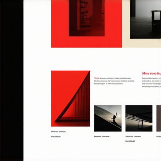 Visual guide showing storytelling, infographics, and responsive design in online portfolios