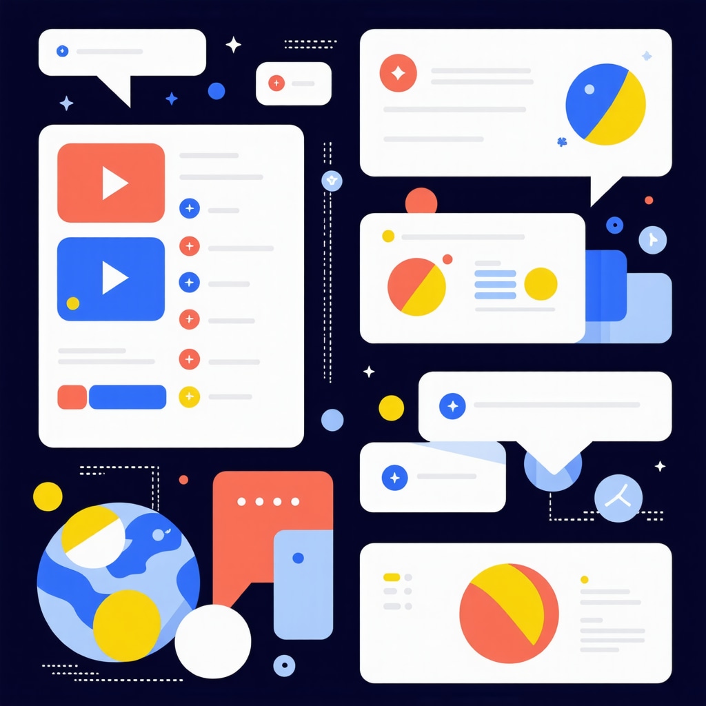 A modern, colorful online survey interface with interactive features and visuals