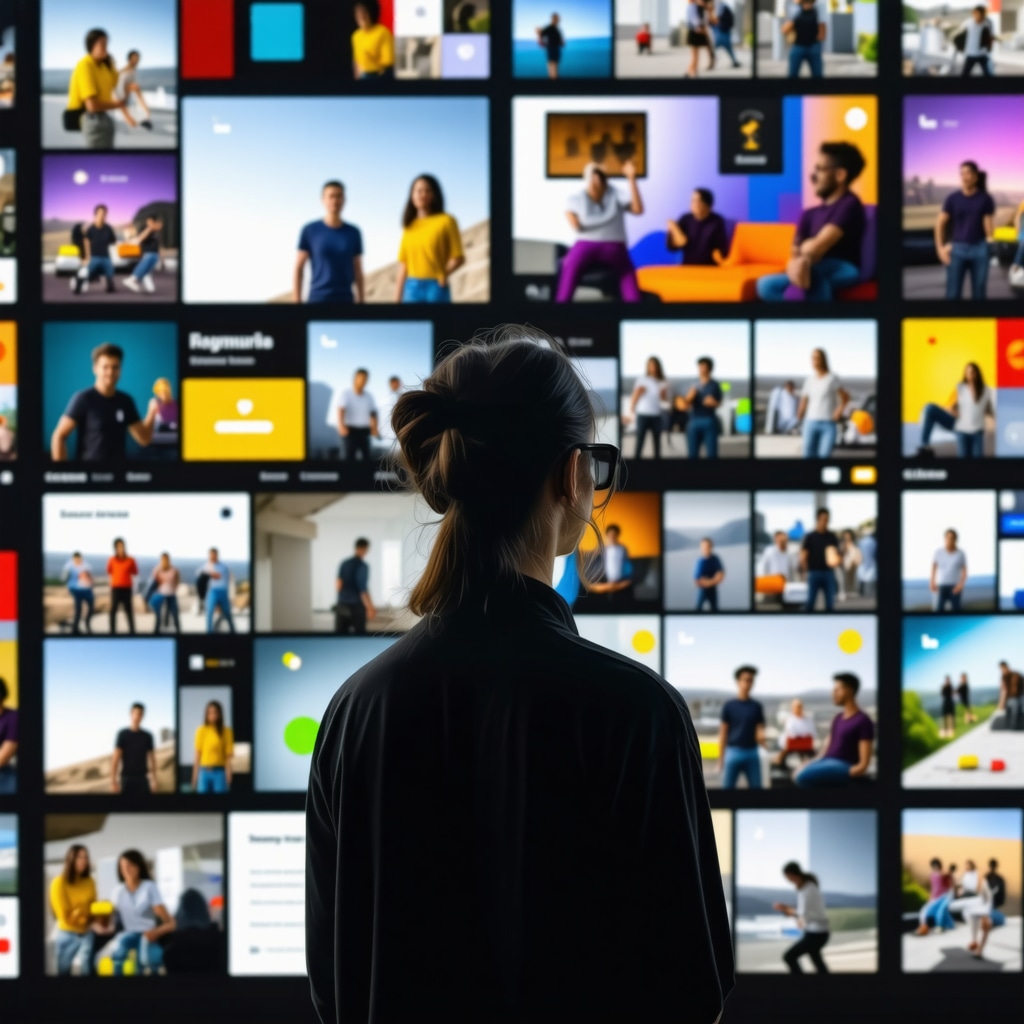 Creative visualization of AR and interactive graphics in web branding