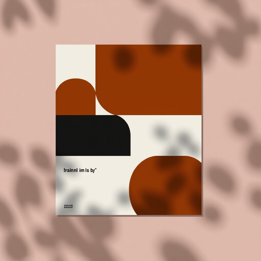 Stylish brand style guide with earthy color palette and clean fonts.