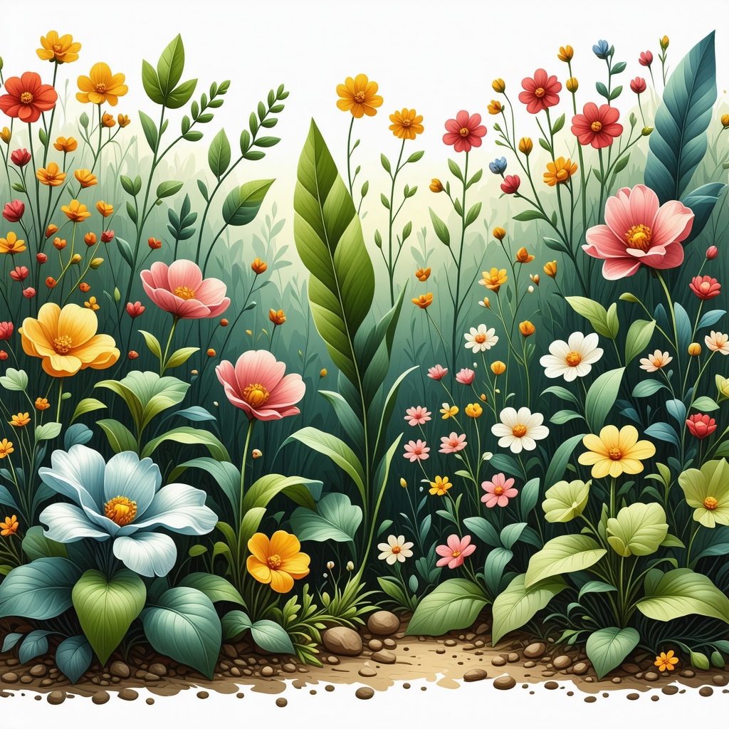 Ilustracija naprednih tehnika održivog vrtlarstva