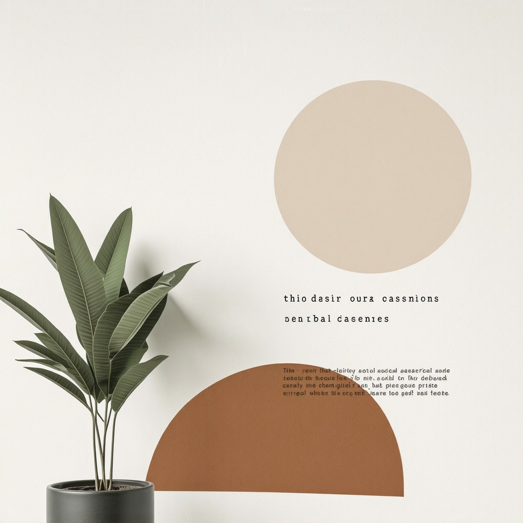 Minimalist brand style guide with earthy palette and clean typography