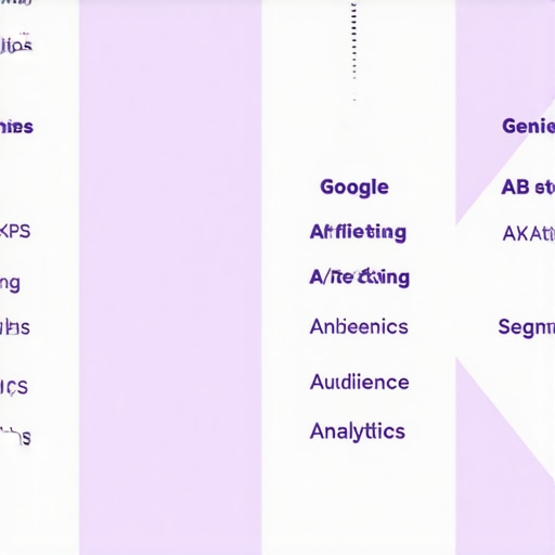 Infographic illustrating key data analytics tools for optimizing affiliate marketing strategies.