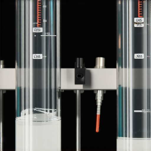 Close-up of digital pH sensor and thermometer in fermentation jar