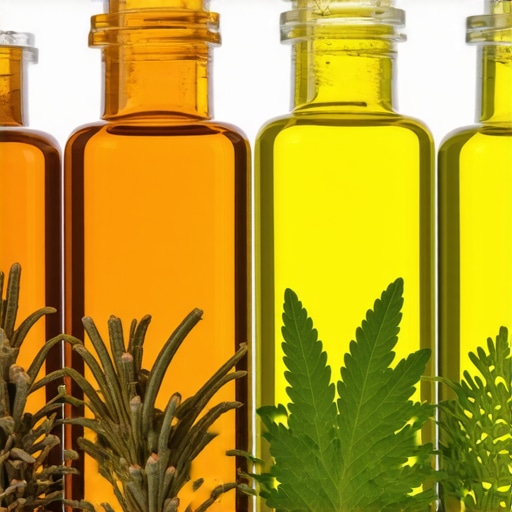 Herbal extracts in bottles for making natural shampoo at home