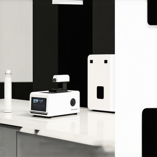 Modern kitchen with advanced scientific instruments for home experiments