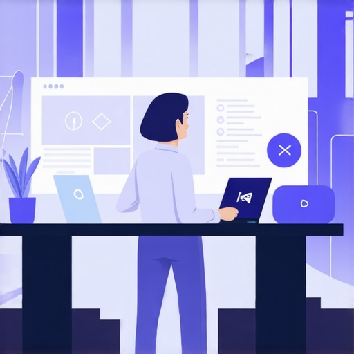 A modern digital webinar setup with multimedia tools and interactive features.