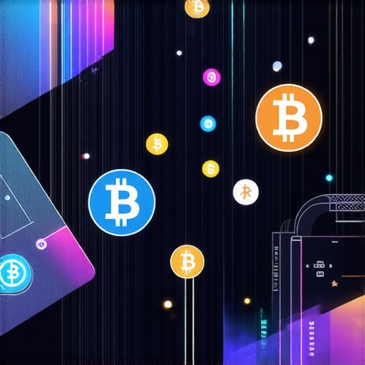 Digitalni novčanik sa kriptovalutama i visokotehnološkim finansijskim pozadinama