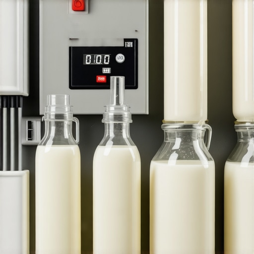 Professional laboratory setup with pH meters and temperature control devices used in cheese fermentation process