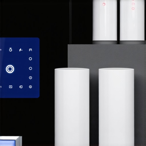 Smart home security with sensors, automation control panel for safety