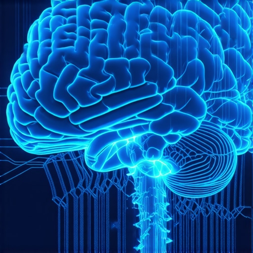 Visual representation of neurons in the brain strengthening through practice.