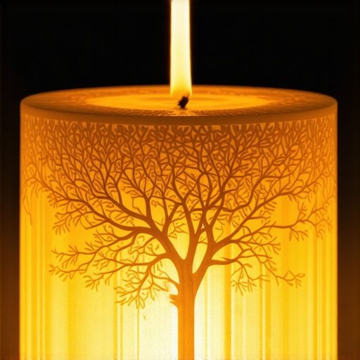 Close-up of a handcrafted gift with personalized engraving, artistic style
