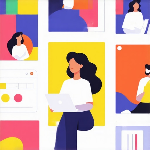 Visual representation of storytelling techniques used in webinars to foster emotional bonds with viewers