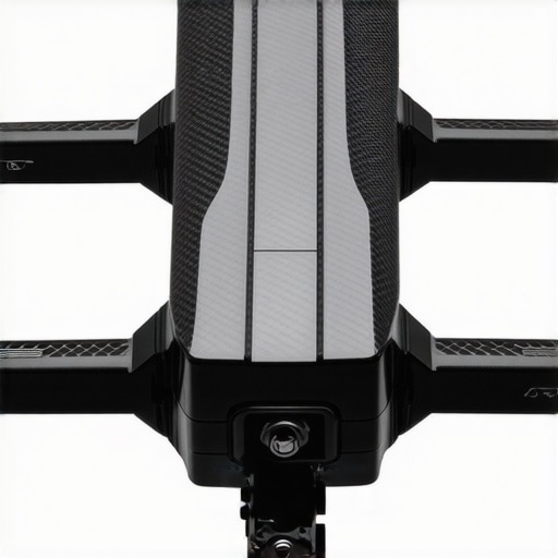 Close-up of carbon-fiber material used in professional drone construction