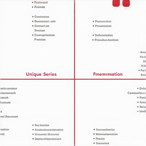 Infographic showing steps in creating unique projects from concept to market launch.