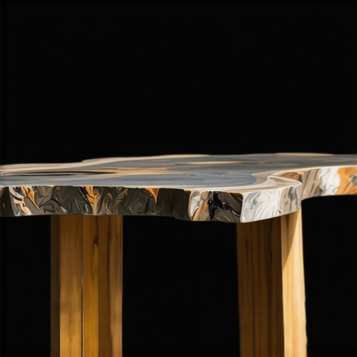 Close-up of a beautifully finished DIY furniture piece showing expert craftsmanship and eco-friendly materials
