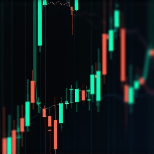 Modern computer screens displaying financial graphs and AI algorithms for portfolio management