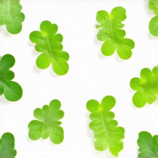 Healthy indoor plants with microbiological preparations on the soil