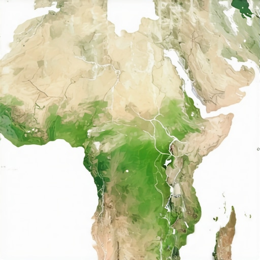 Inovativni ekološki koridori za zaštitu životinja Satelitski prikaz ekoloških koridora u Africi