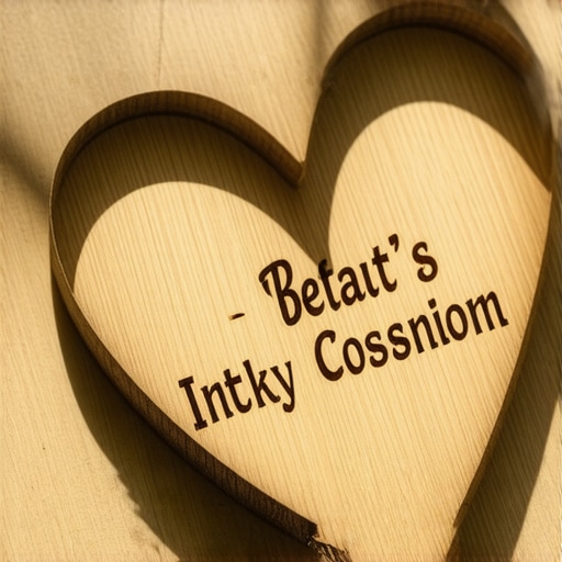 Laser Engraved Personalized Gifts Close-up of laser engraving on wooden and glass surface for Valentine's Day