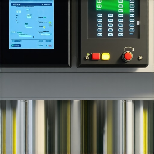 Electronic sensors displaying temperature and humidity controls in a wine cellar