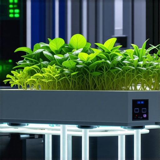 Sistem za kontrolu mikroklime i LED svetla za biljke