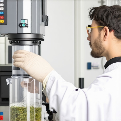 Napredni proces pravljenja biljnog ekstrakta u laboratoriji Laboratorijski naučnik pravi biljni ekstrakt koristeći preciznu temperaturu i vreme ekstrakcije