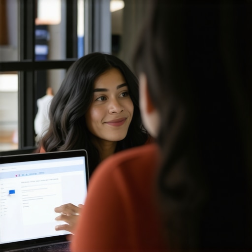 Educator using storytelling and transparency techniques during a virtual class.