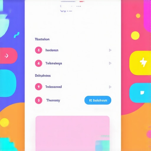 Online quiz interface with colorful questions Interactive online quiz interface with colorful questions and buttons
