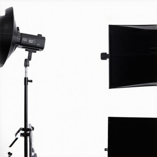 Studio osvetljenje sa softboxima i reflektorima, profesionalni setup za vrhunski video