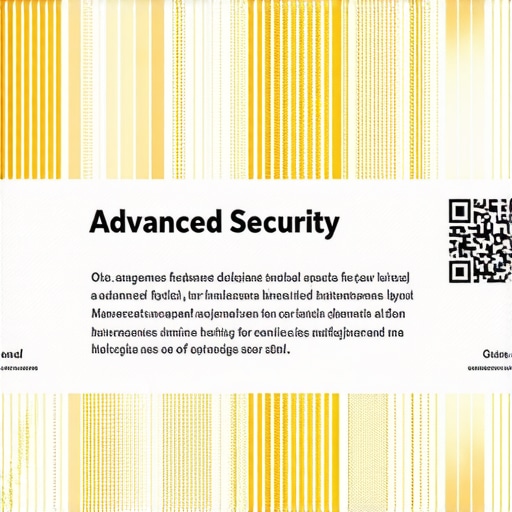 Illustration of holograms, QR codes, and encryption symbols integrated into a digital certificate design