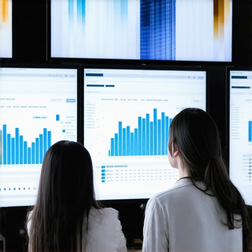 Strategic Data Analysis in Digital Branding Team of experts analyzing digital data for brand optimization.