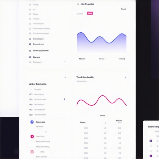 Dashboard with graphs and AI tools for optimized online sales