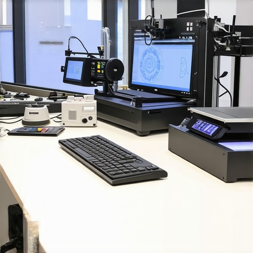 Advanced Tools for Expert Model Making Workshop with 3D printers, CAD software and precision tools for complex models