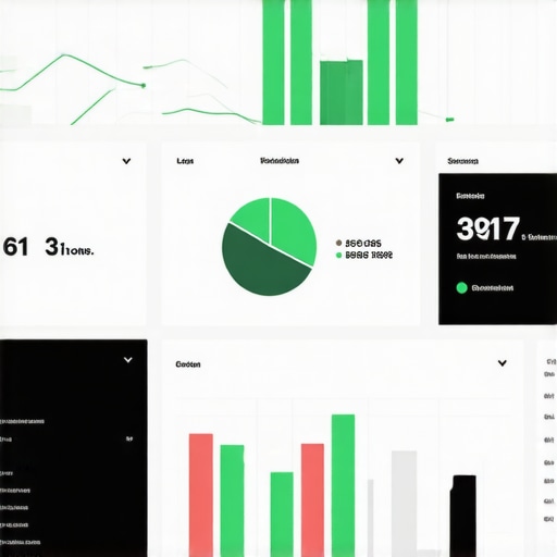 Analytics dashboard showing graphs and personalization tools for e-commerce