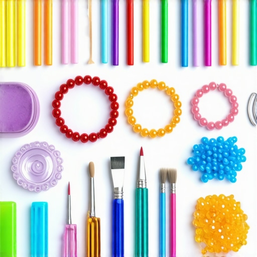 Person creating jewelry with beads and wire at a home workspace.