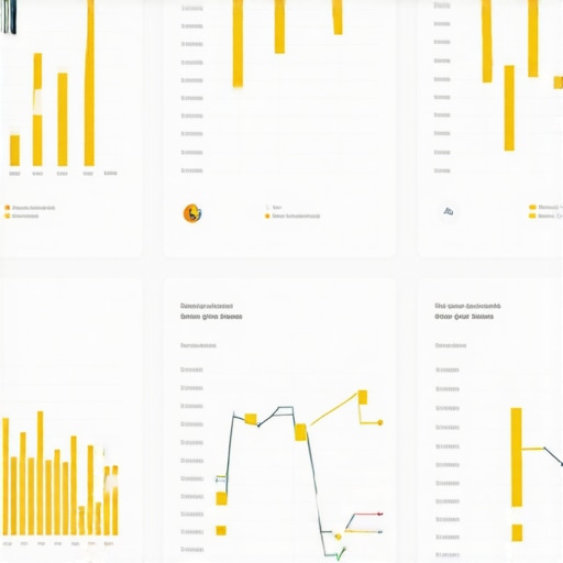 Close-up of a digital financial dashboard with investment and expense charts