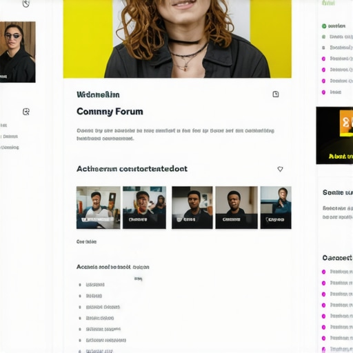 Forum sa prikazom aktivnih korisnika i modernim dizajnom