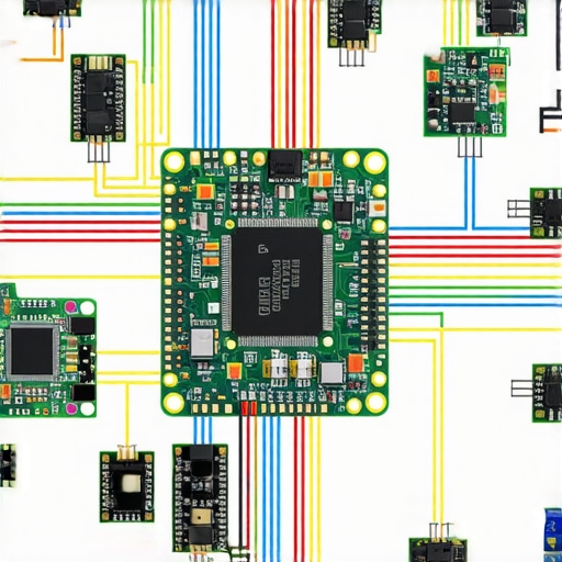 Diagram of a sophisticated multi-sensor DIY system with connected components