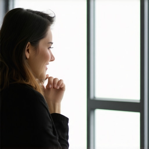 Specialist examining emotional marketing strategies with neuro-marketing tools in a modern office