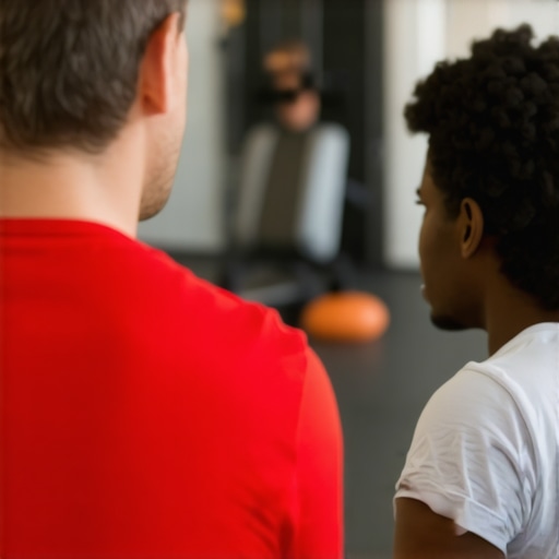 Expert mental training for long-term motivation Coach teaching visualization techniques to a client for sustained motivation