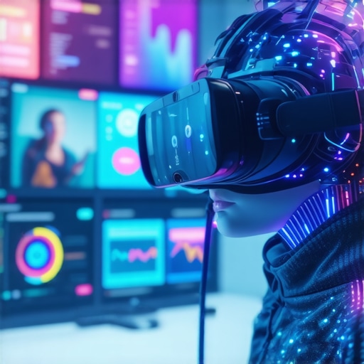 Futuristic virtual conference with AI and VR tools