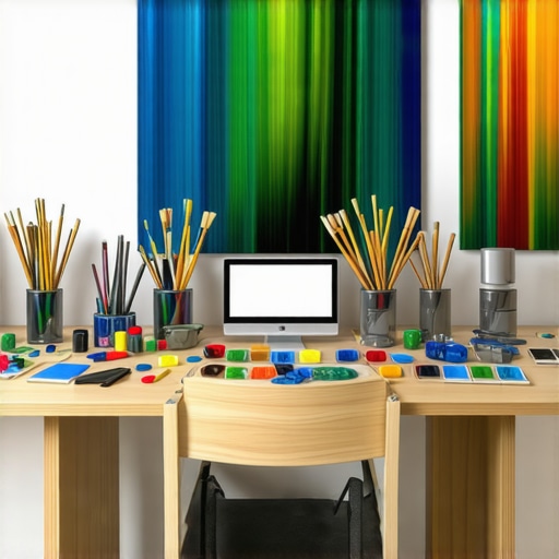 Artist working with recycled materials in a studio