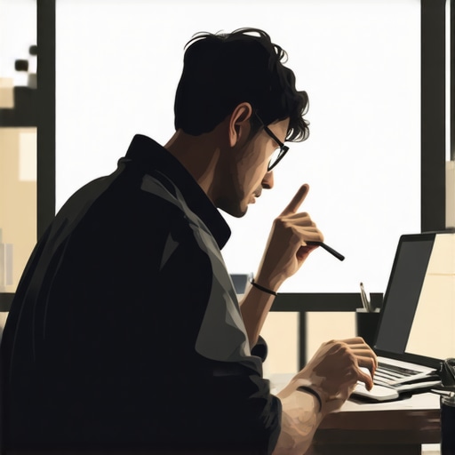 Digital artist creating a project in Blender and Krita with mixed 2D and 3D elements