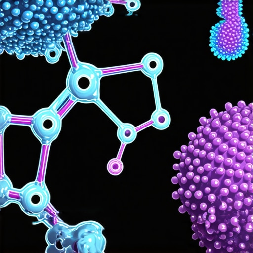 Molekularna struktura prirodnih sastojaka za čišćenje Ilustracija molekula prirodnih sastojaka i inovativnih tehnologija u ekološkom čišćenju