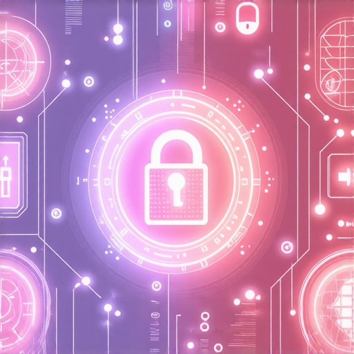 Napredne sigurnosne tehnologije u digitalnim platformama Ilustracija naprednih sigurnosnih tehnologija u društvenim mrežama, uključujući AI, blockchain i enkripciju