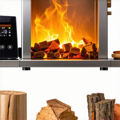 Detalj digitalnih senzora za kontrolu temperature tokom dimljenja u profesionalnoj opremi